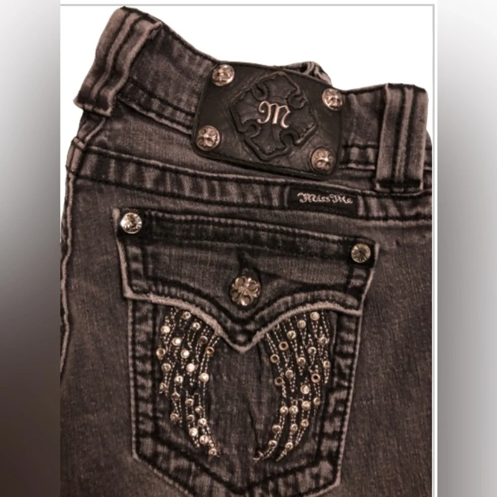 Miss Me Jeans - Price Just Reduced- Straight Legs, Size 27 - Picture 2 of 9